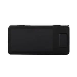 lockstream Jade Plus Bitcoin hardware wallet—front view with touchscreen and navigation button