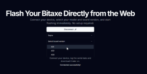 how to flash your bitaxe