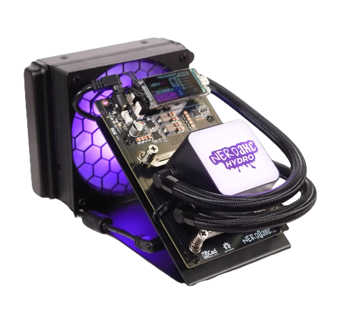 NerdQaxe+ Hydro Bitcoin Solo Miner