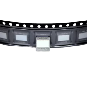 Reel of BM1370PA ASIC chips with one chip exposed, used in Bitaxe, Nerdaxe, and NerdQaxe DIY Bitcoin miners