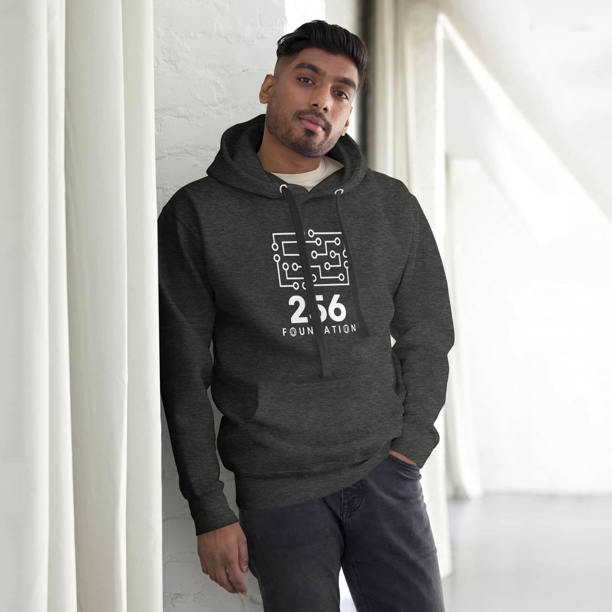 Unisex 256 Foundation Hoodie Pullover - Image 3