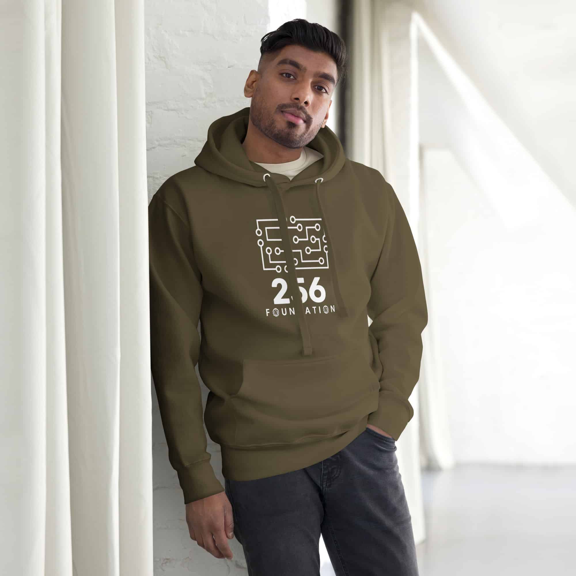 Unisex 256 Foundation Hoodie Pullover - Image 4