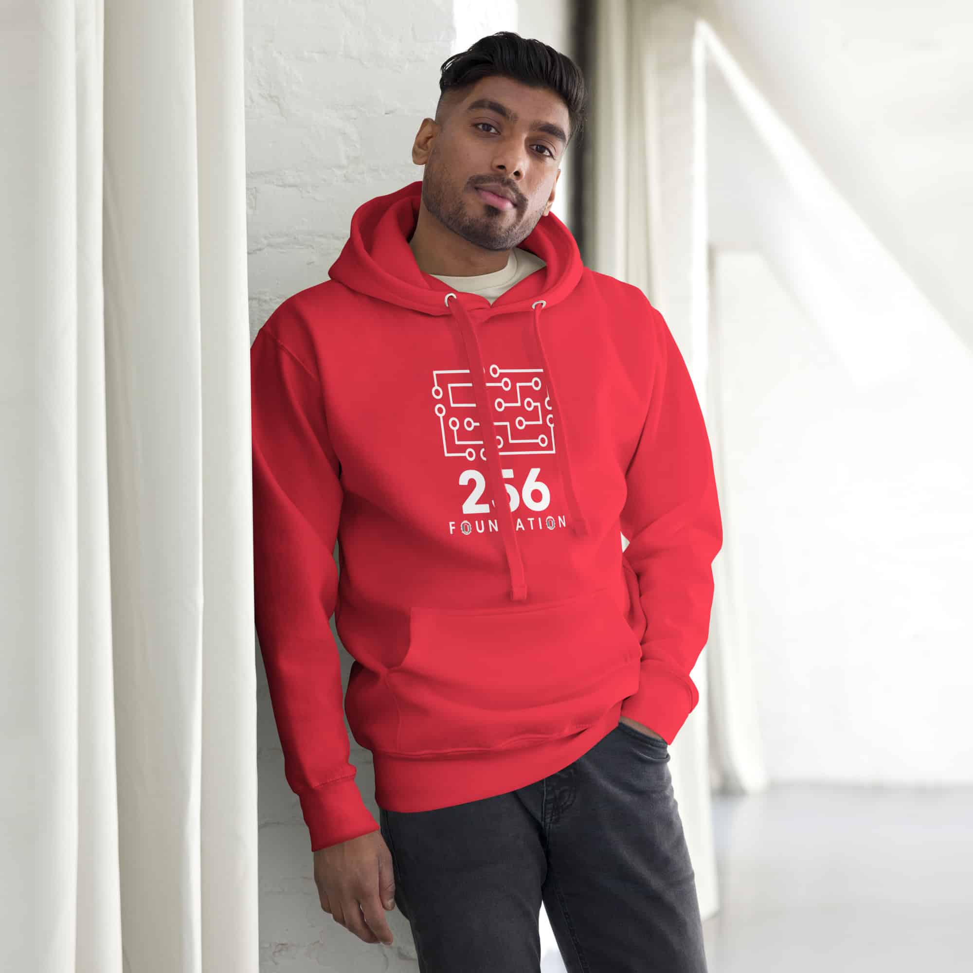 Unisex 256 Foundation Hoodie Pullover - Image 5